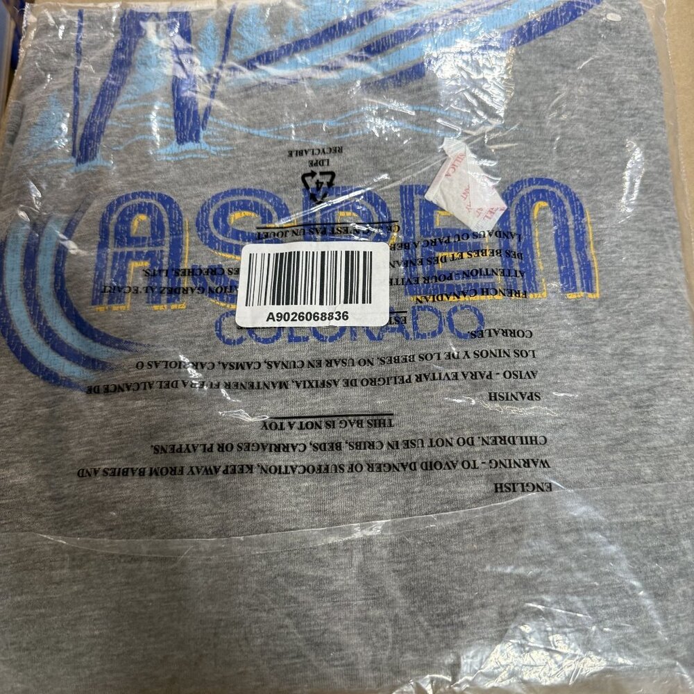 Aspen Colorado Graphic Long Sleeve Womens T-Shirt By Torrid Size 5 Super Soft Gr - Picture 4 of 4